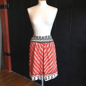 Anthropologie We Love Vera Stars and Stripes Skirt